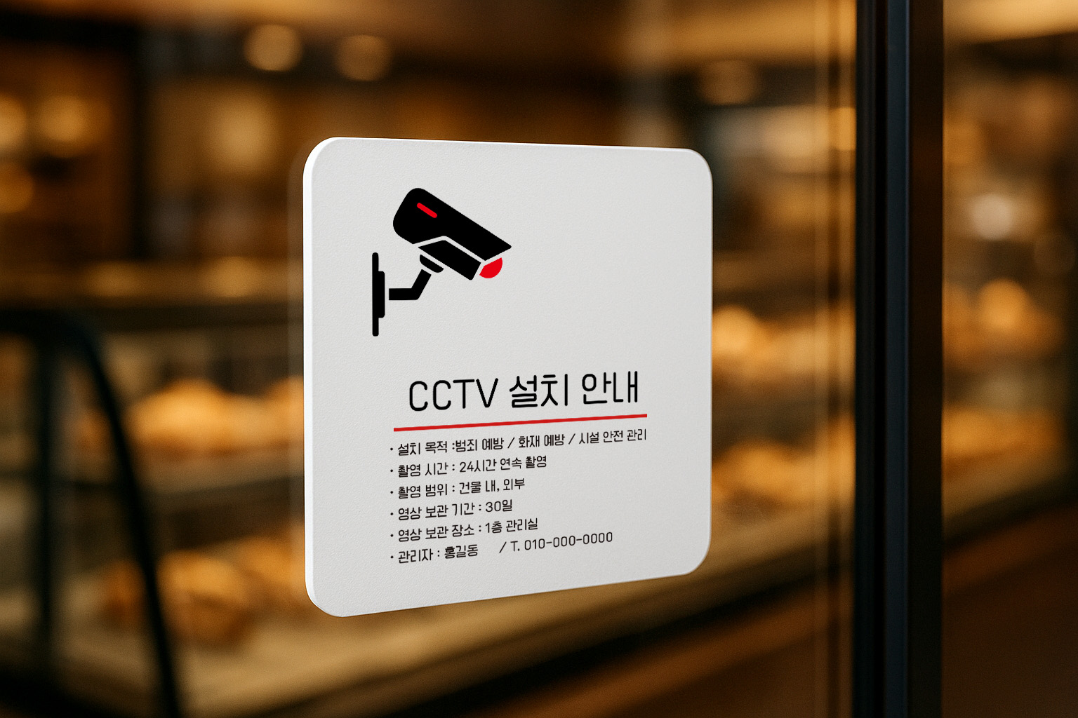 CCTV 촬영중 녹화중 보안 감시 카메라 282 100x100 - 상세 이미지 3