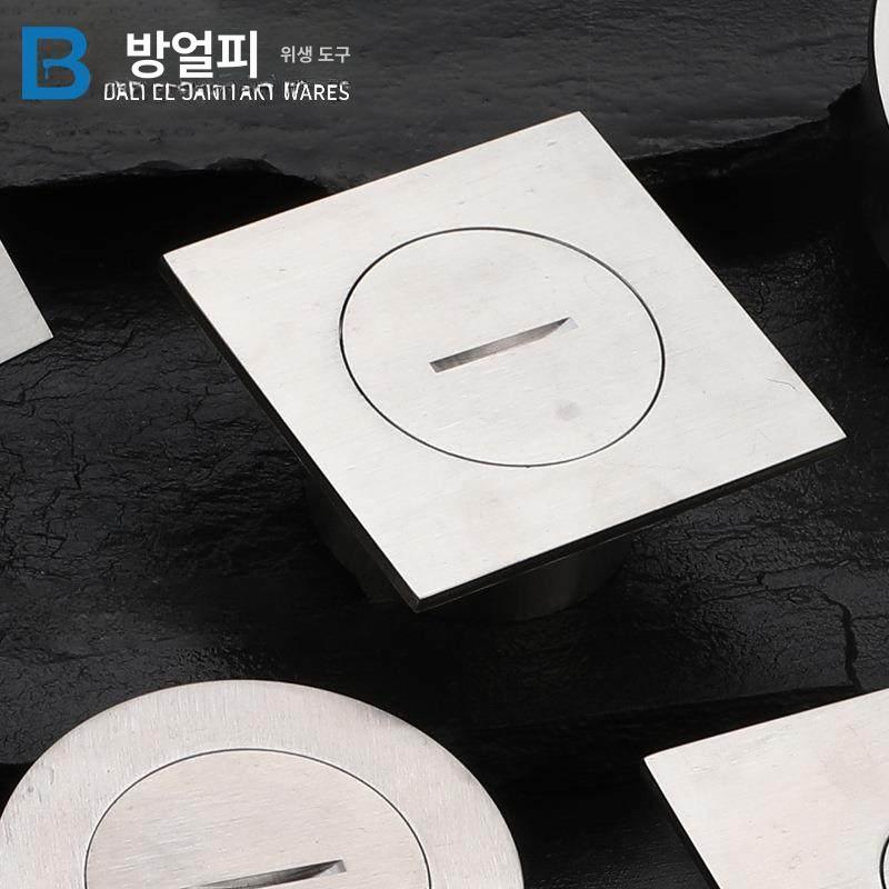 구캡 pvc 스텐 파이프 소재 뚜껑 소재구 바닥 배관 배수 공정 방지 스텐소재 덮개 스틸 - 상세 이미지 4