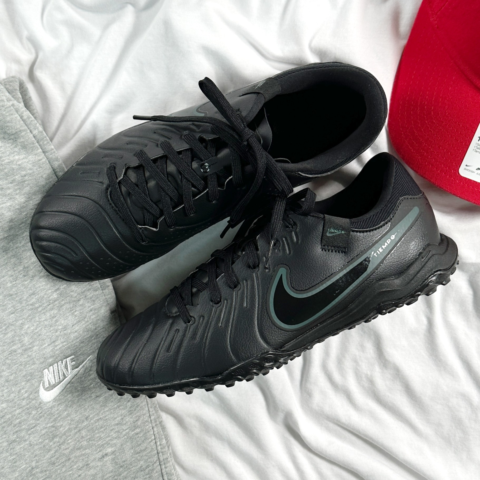 나이키 풋살화 티엠포 레전드10 TF 아카데미 올블랙, 255 제품 이미지