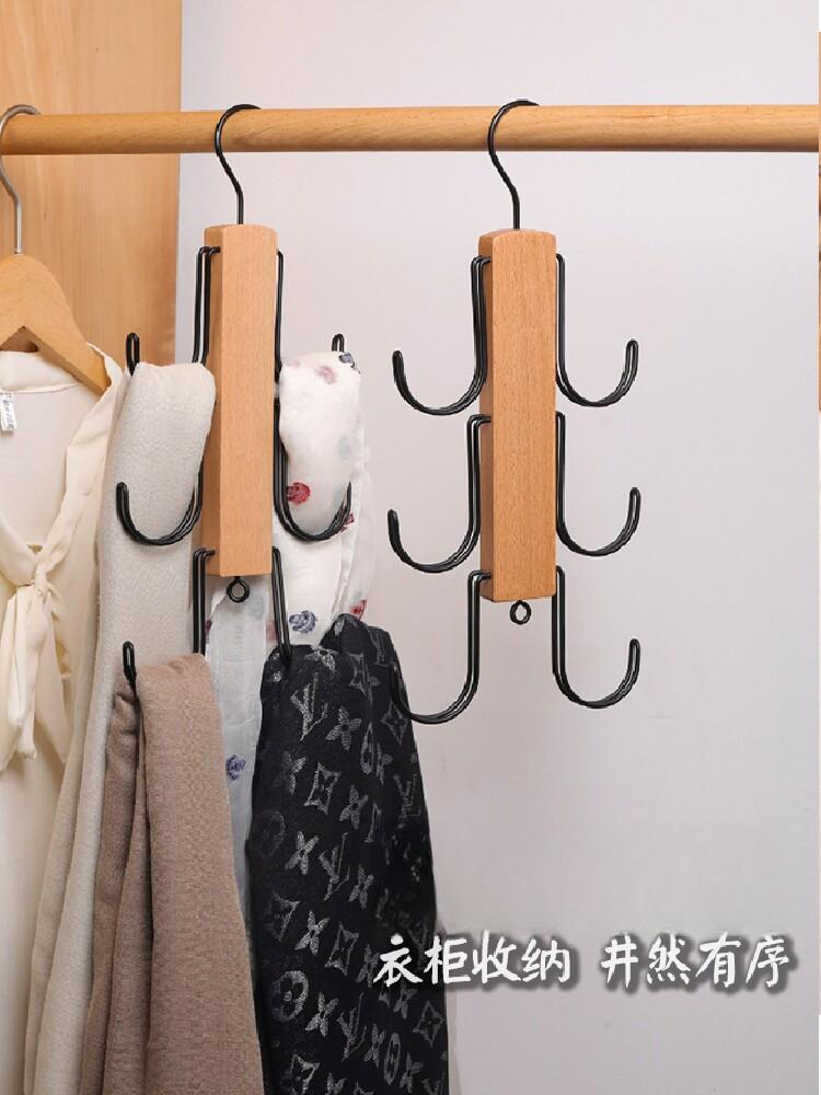 가방 걸이 접이식 다용도 회전후크 무타공 설치 옷장 대형 - 상품 이미지