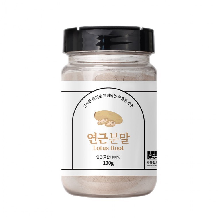 신선약초 연근분말 100g 가루 차 - 상품 이미지