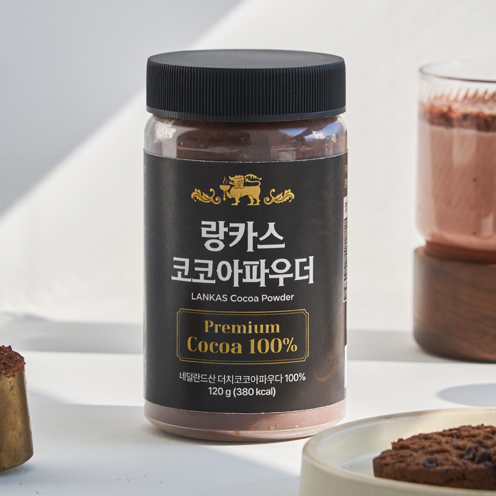 네덜란드산 무가당 프리미엄 더치 코코아 파우더 카카오 가루 120g, 1개 - 상세 이미지 4