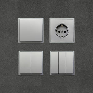 클릭 스위치 플래티넘 실버 1구 CLICK 일렉트릭 유럽형 정사각 조명 ... 실사용 후기 | 효과 있을까? - 상품 이미지 3