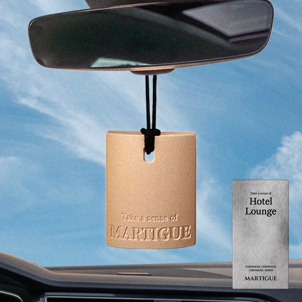 마르티그 차량용 방향제 퍼퓸 테라코타 디퓨저 호텔라운지 1개 제품 이미지