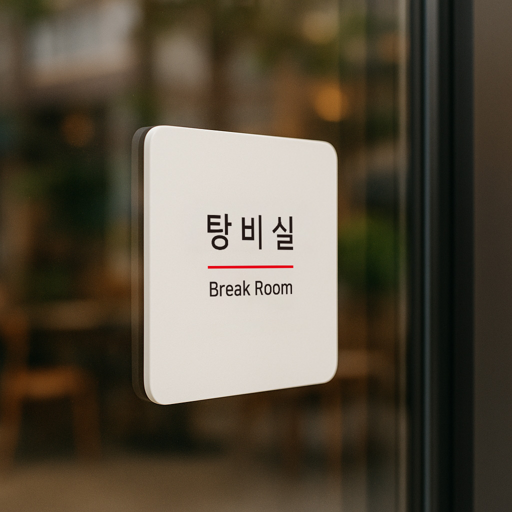 탕비실 직원 휴게실 사무실 오피스 안내판 326 100x100 - 상세 이미지 2