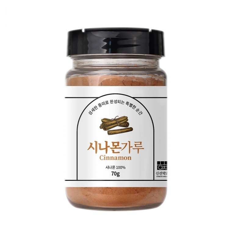 신선약초 시나몬분말 70g 가루 차 - 상품 이미지