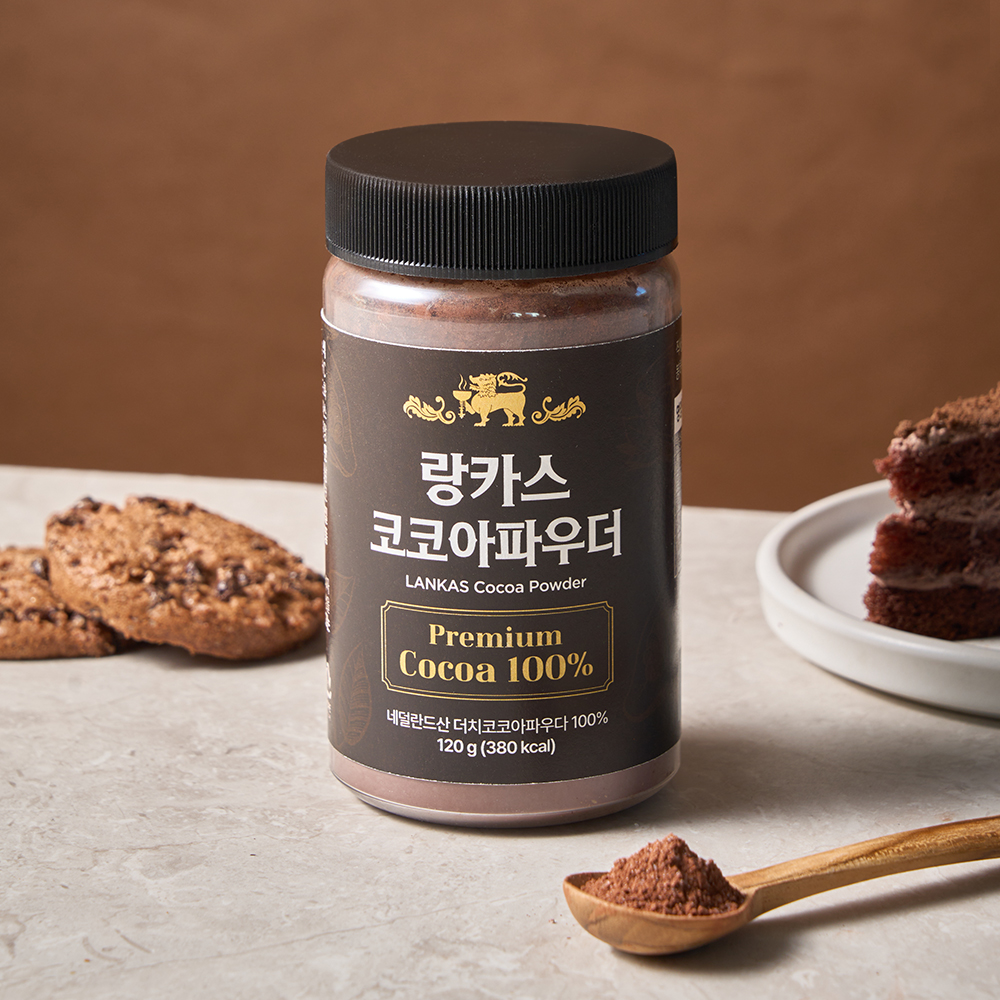 네덜란드산 무가당 프리미엄 더치 코코아 파우더 카카오 가루 120g, 1개 - 상세 이미지 3