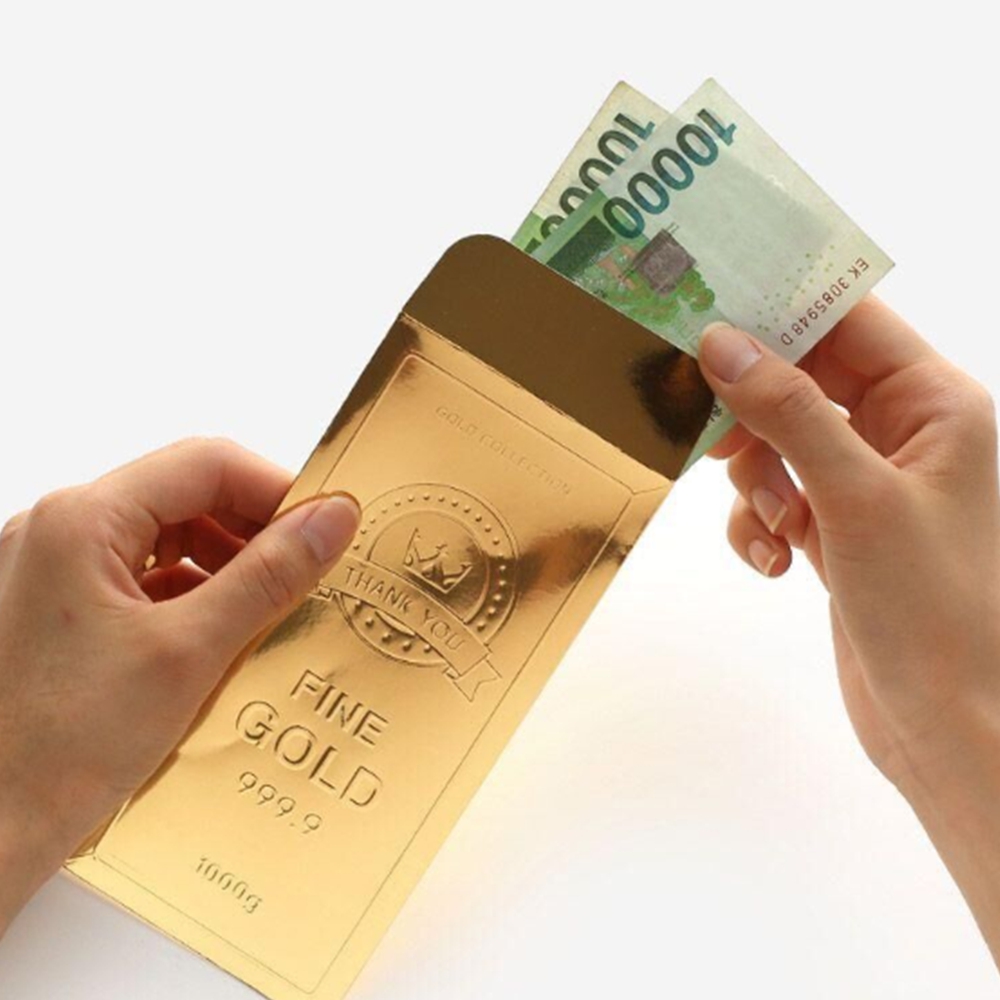 황금색 명절 설날봉투 생일 새해용돈봉투 60매 - 상품 이미지