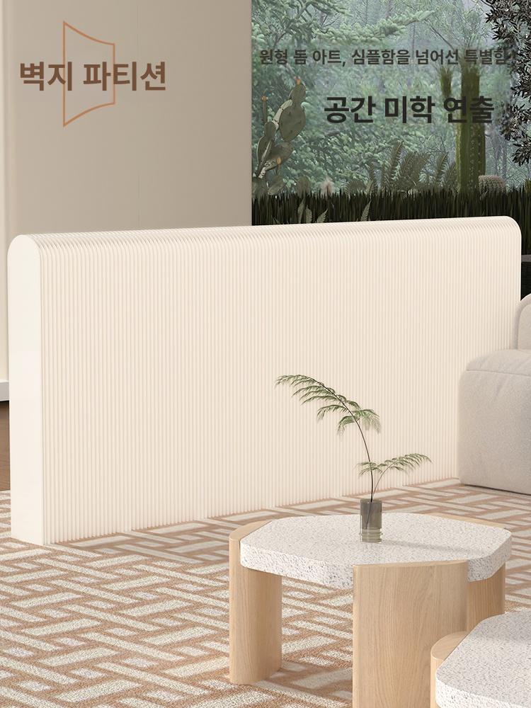 접이식 파티션 종이소재 가림막 이동식 칸막이 낮은 카페 길이 50-100cm x 높이 78cm x 너비 20cm - 상세 이미지 2