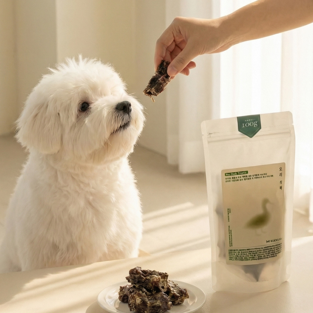 대용량오리목뼈 국내산 강아지 수제간식 대형견 강아지간식 오리목뼈, 100g, 2개 이미지 4