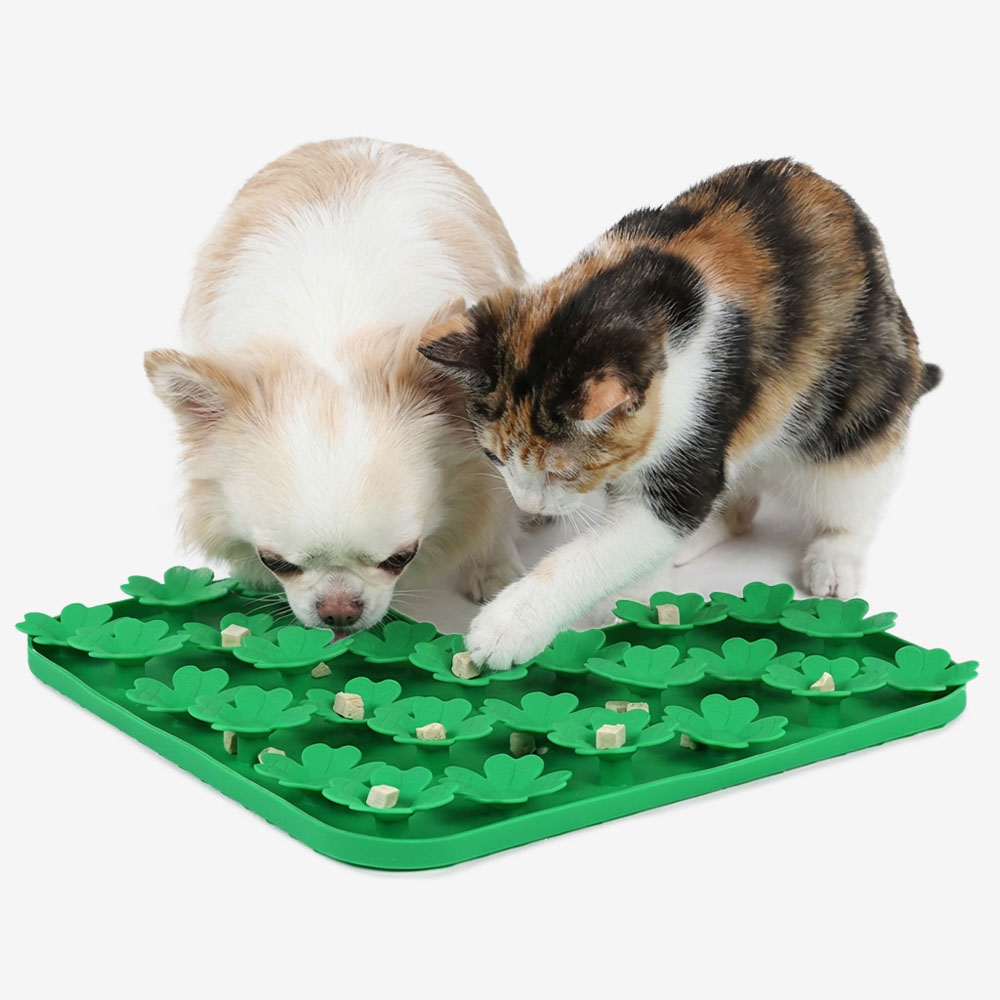 펫팀 강아지 고양이 노즈워크 매트 장난감 분리불안 스너플매트 실리콘 제품 이미지