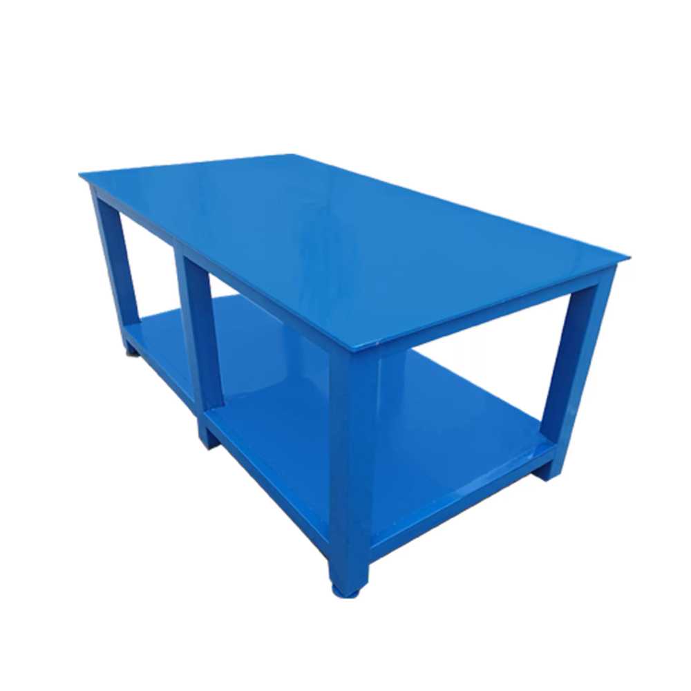 철판 작업대 고하중 이동식 각형 비행 중량물 기계실 500x500x800 면 두께 5mm - 상세 이미지 5
