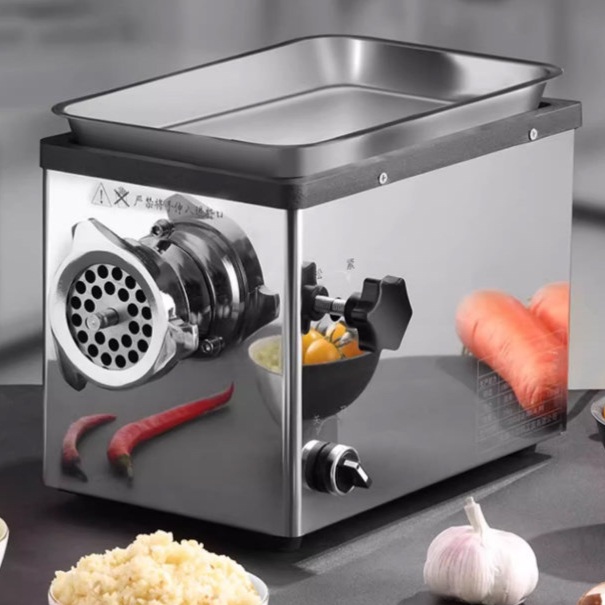 업소용 고기 분쇄기 다지기 만능 전동 민찌기 기계 1100W 1날 1홀(8mm) - 상세 이미지 3