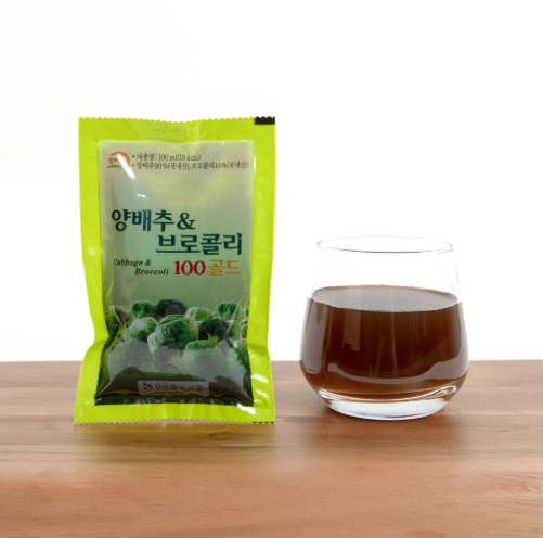 무안황토식품 100% 전남무안산 무첨가 양배추 브로콜리즙 100ml 30포, 1개 이미지 6