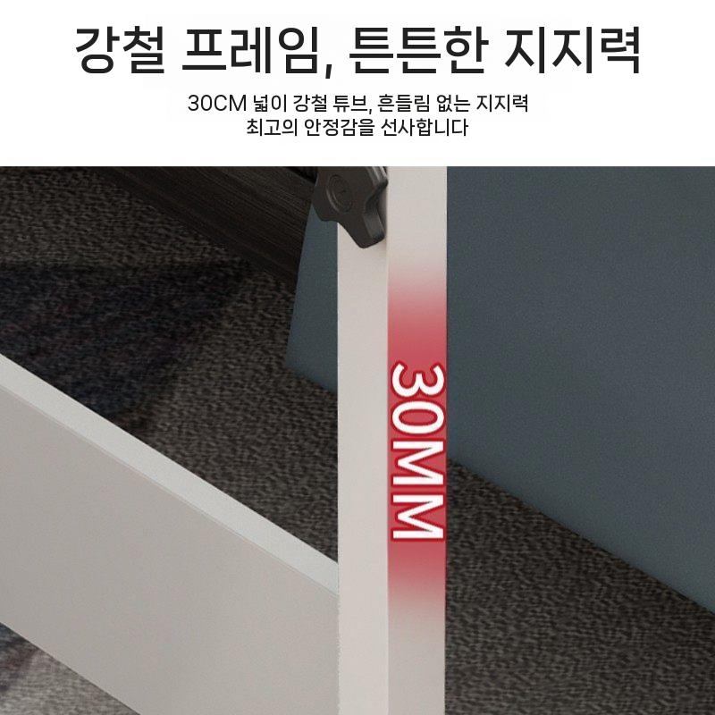 신문열람대 스터디카페 스탠드 서가대 도서관 각도조절 접이식책상 - 상세 이미지 5