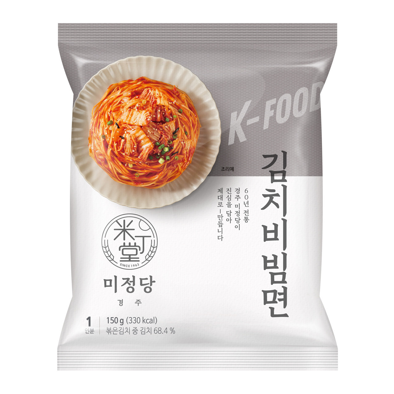 미정당 김치비빔면, 150g, 5개 - 상품 이미지