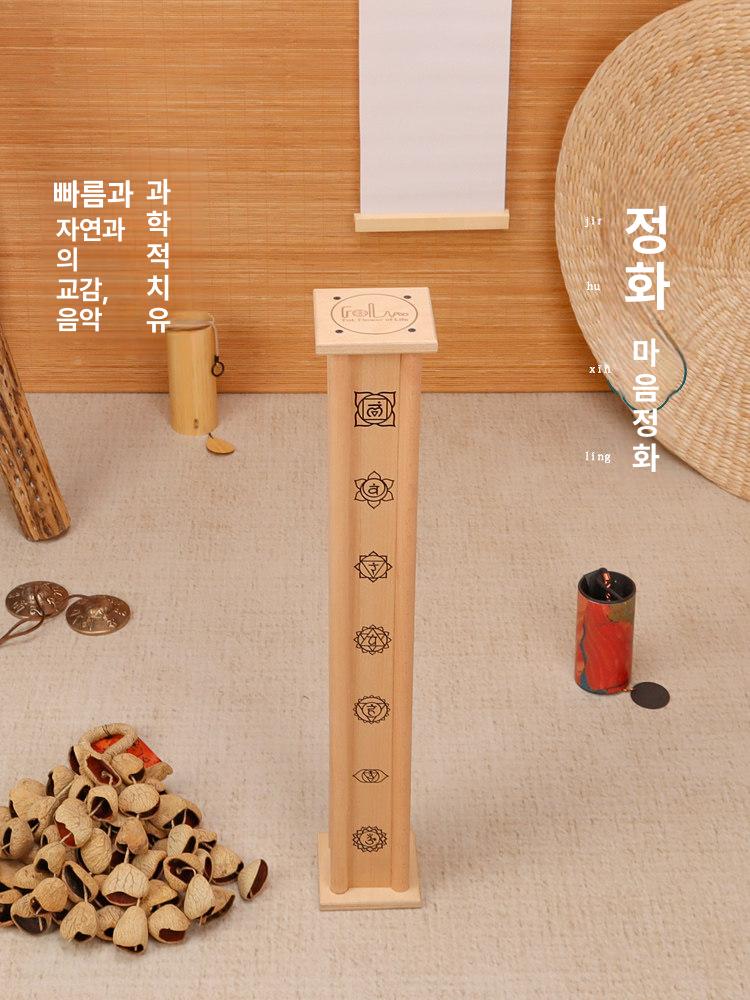 지속형 레인스틱 사운드 빗소리 요가 웨이브 모델 토아 힐링 남미 타악기 전통 - 상세 이미지 3