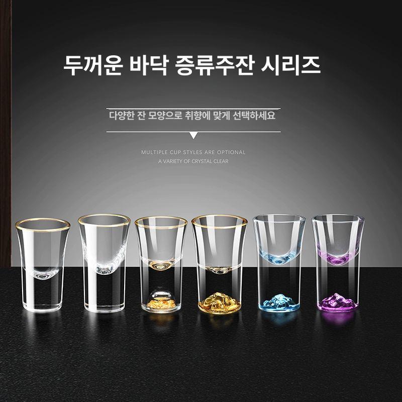 술잔 세트 위스키 선물용 도자기 바이주잔 분주기 빼갈 골드 포일 디스펜서 100ml 1개 - 상세 이미지 4