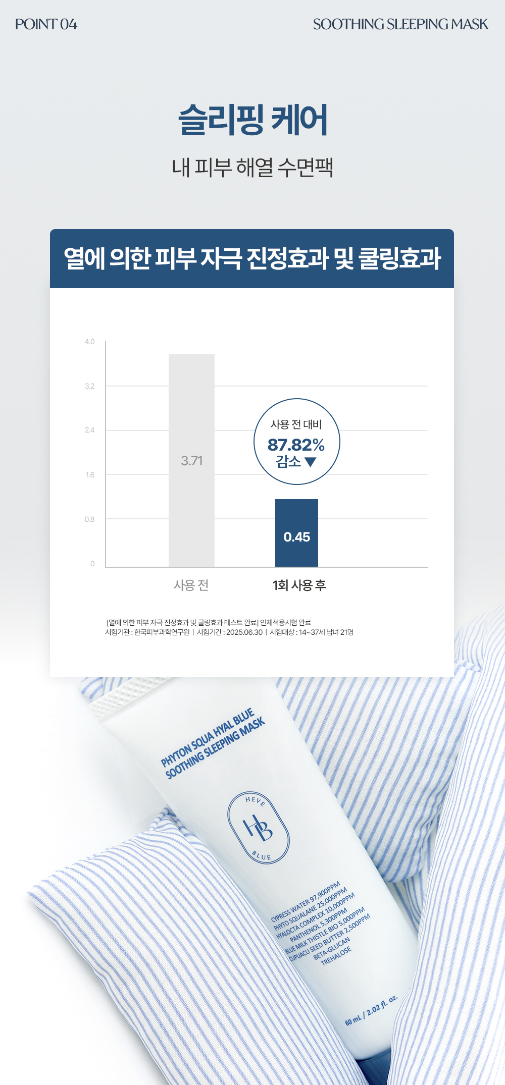 korean phyton squalane blue sleeping mask