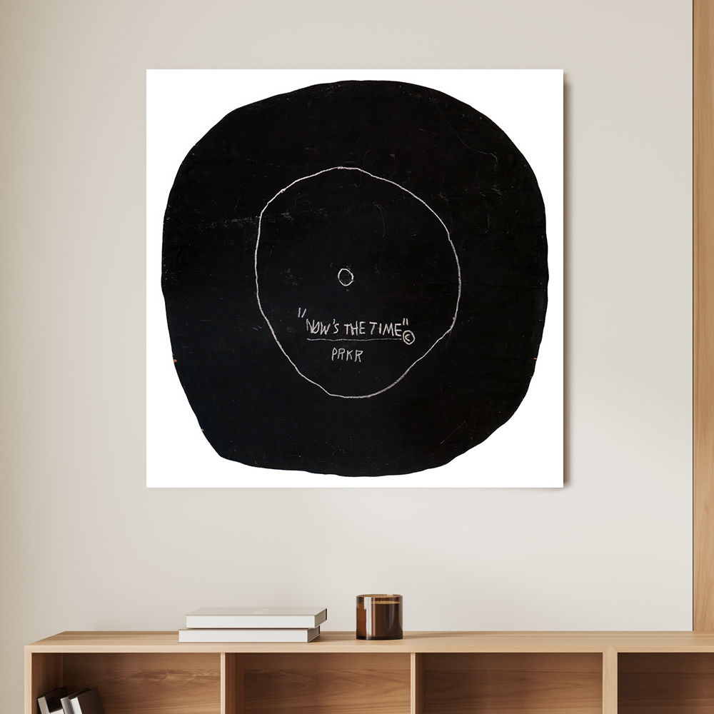 장 미셸 바스키아 인테리어 그림 액자 포스터 명화 8 Now's the Time 1985 - 상품 이미지