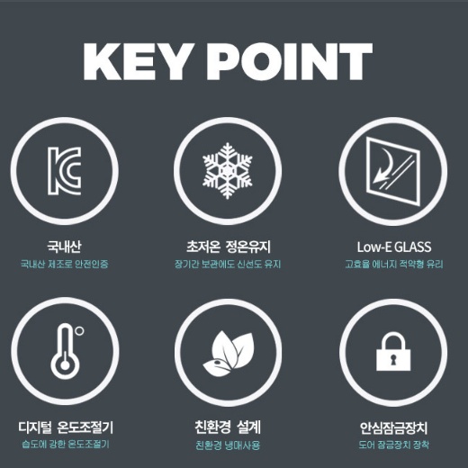 육류 해산물 편의점 초저온 냉동쇼케이스 360L 아이스크림 쇼케이스냉동고 - 상세 이미지 5