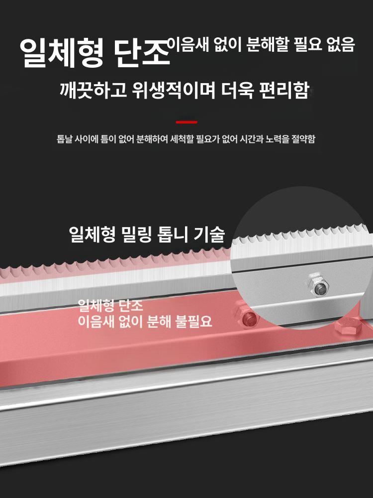 양날 손작두 스텐 가정용스테인리스 가정용 고기 절단 슬라이서 약재용 커터 작두 소형 대형 - 상세 이미지 3