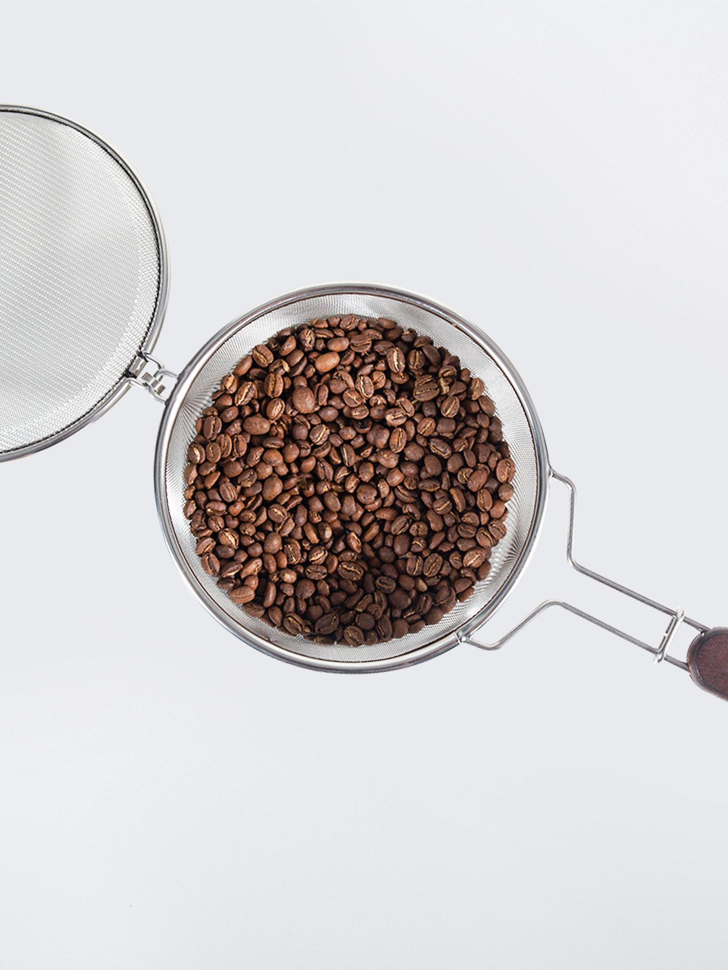 커피 로스팅 핸드망 수동 커피콩 생두 원두 도구 수망 휴대용 볶는 베이킹 손잡이 - 상품 이미지