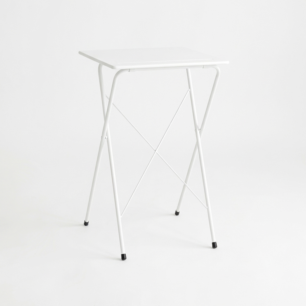 GOSI 스탠딩 접이식테이블 60 SM-2200B 빈티지화이트 1514.9727
