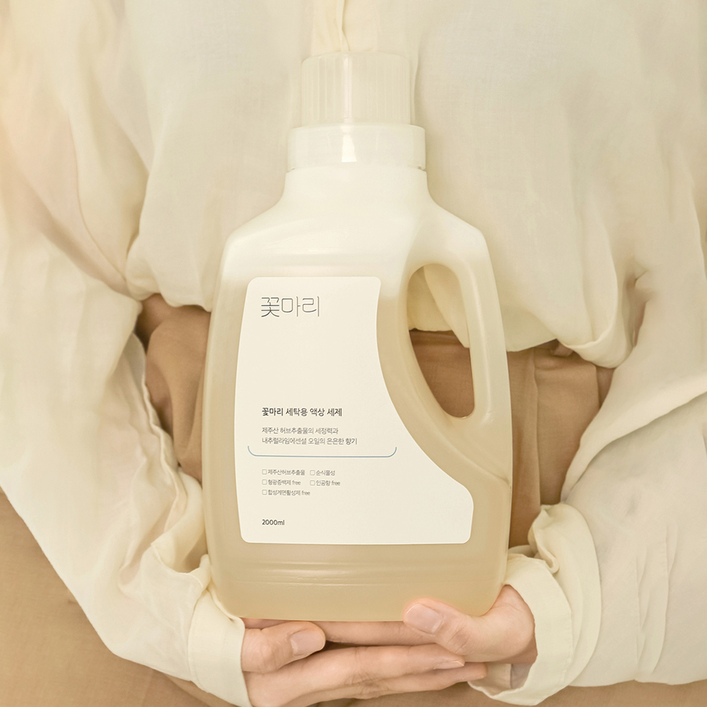 꽃마리 버블 핸드솝 300ml + 리필 450ml 자연유래 핸드워시 - 상세 이미지 5