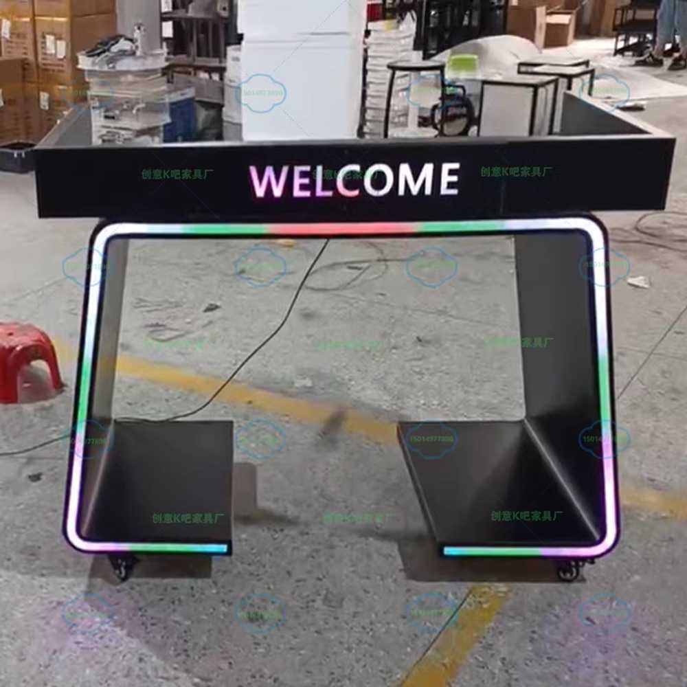 DJ 테이블 공연장 믹싱 파티 디제잉 컨트롤러 받침대 120x60x90cm A타입 블랙 - 상세 이미지 3