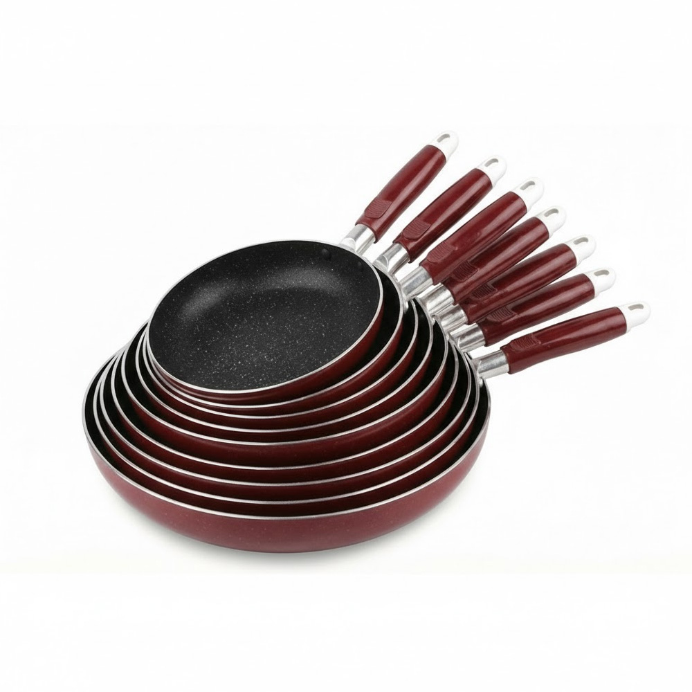 가벼운 대형 마블 스톤 코팅 업소용 후라이팬 32cm