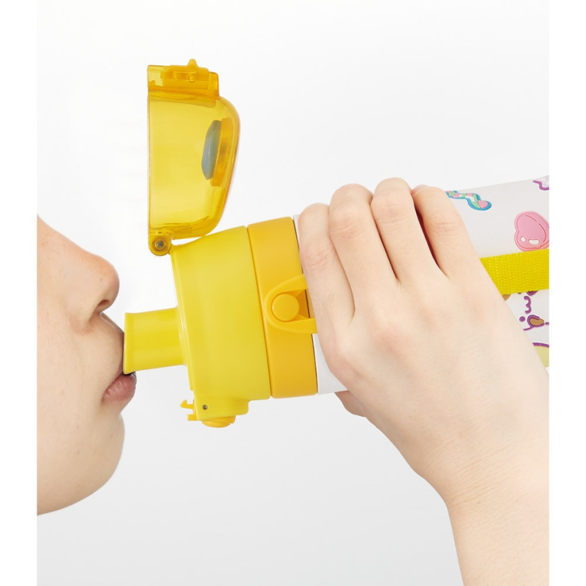 스케이터 산리오 폼폼푸린 캐릭터 3D 원푸쉬 보냉 스테인리스 다이렉트 보틀 480ml SDPV5 - 주방·식기 - 하카타몰