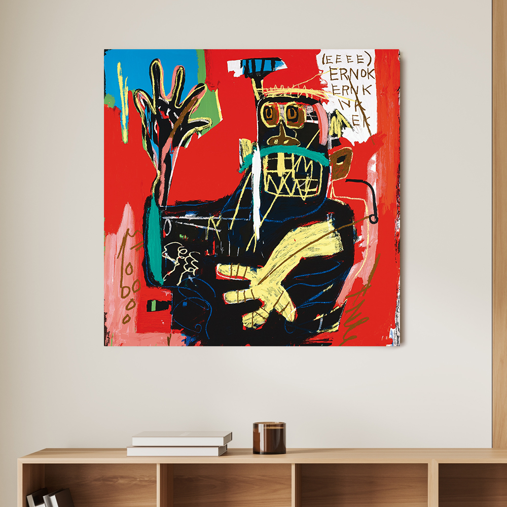 장 미셸 바스키아 인테리어 그림 액자 포스터 명화 13 Untitled, ernok 1982 - 상품 이미지