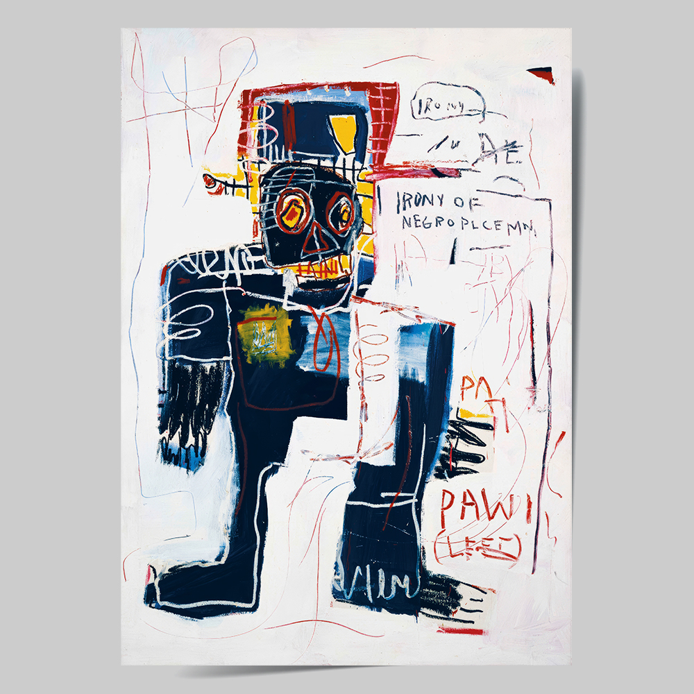 장 미셸 바스키아 인테리어 그림 액자 포스터 명화 2 Irony of Negro Policeman - 상세 이미지 2