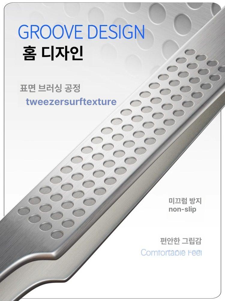 정밀 솔더용 인두용 핀셋 고경도 부품용 납땜용 전자용 클램핑 칩 인두용 핀셋 고경도 14.5cm - 상세 이미지 5