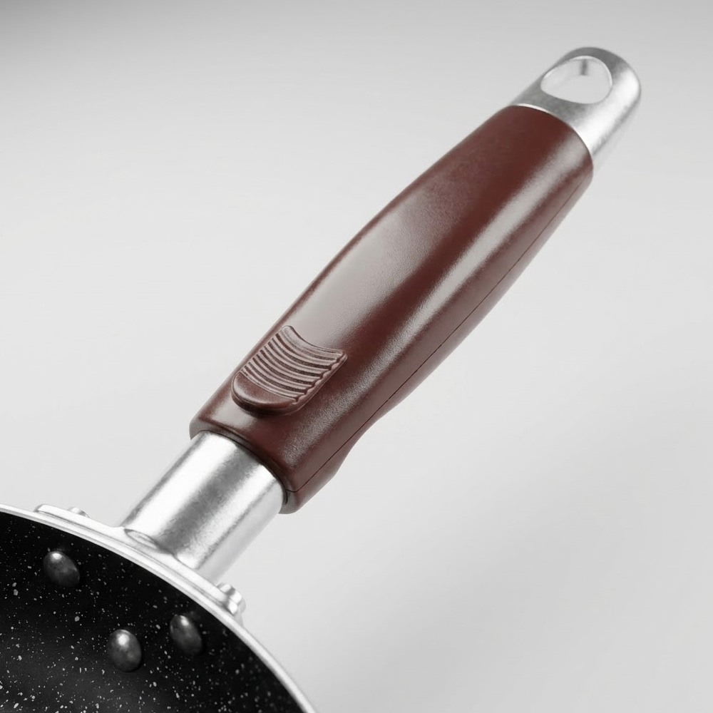 가벼운 대형 마블 스톤 코팅 업소용 후라이팬 32cm