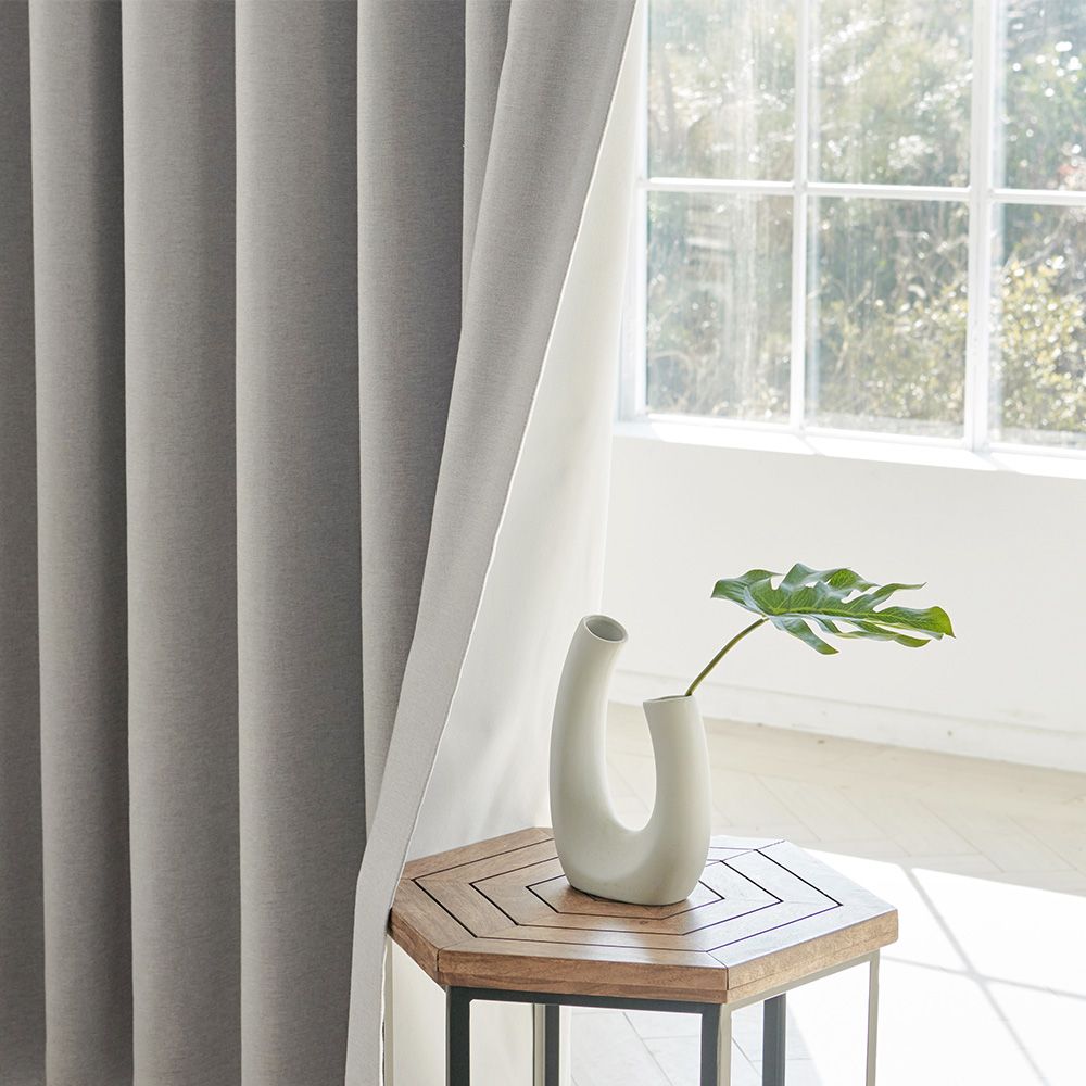 뷰하우스 스위트코트니 더블레이어 100% 암막커튼 아일렛형 방한 방풍 거실 안방