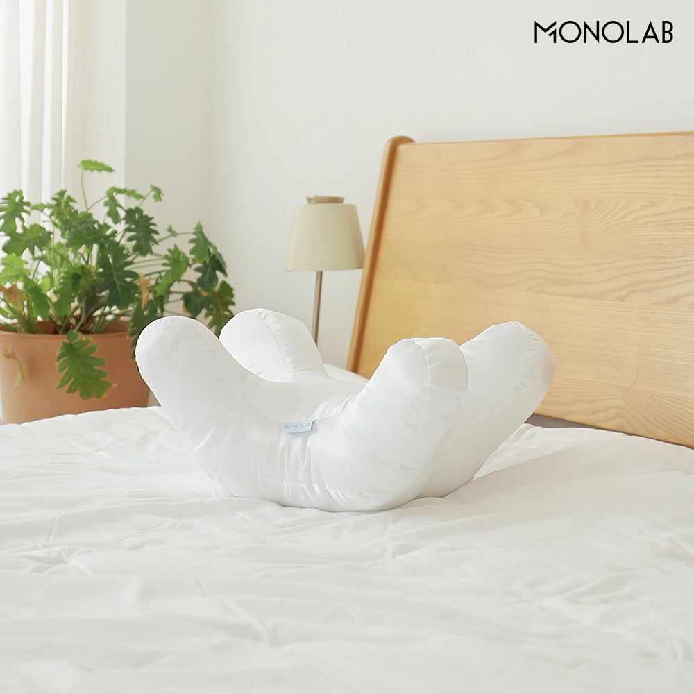 모노랩 눈주름 방지 베개 얼굴 눈밑 자국 압박 경추 옆잠 수면 뒤척임 이미지 6