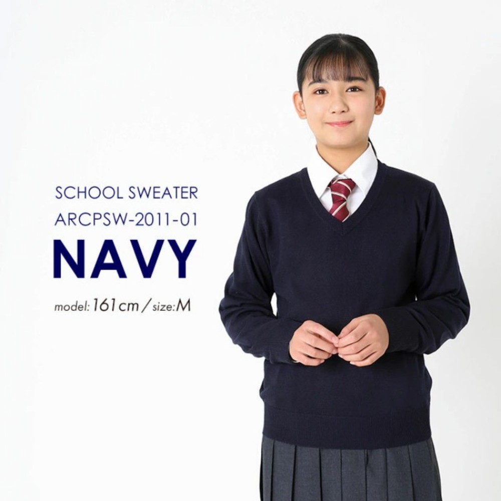 코노미 CONOMi 일본 여자 스쿨 스웨터 니트 교복 세일러복 ARCPSW-2011 - 상세 이미지 3