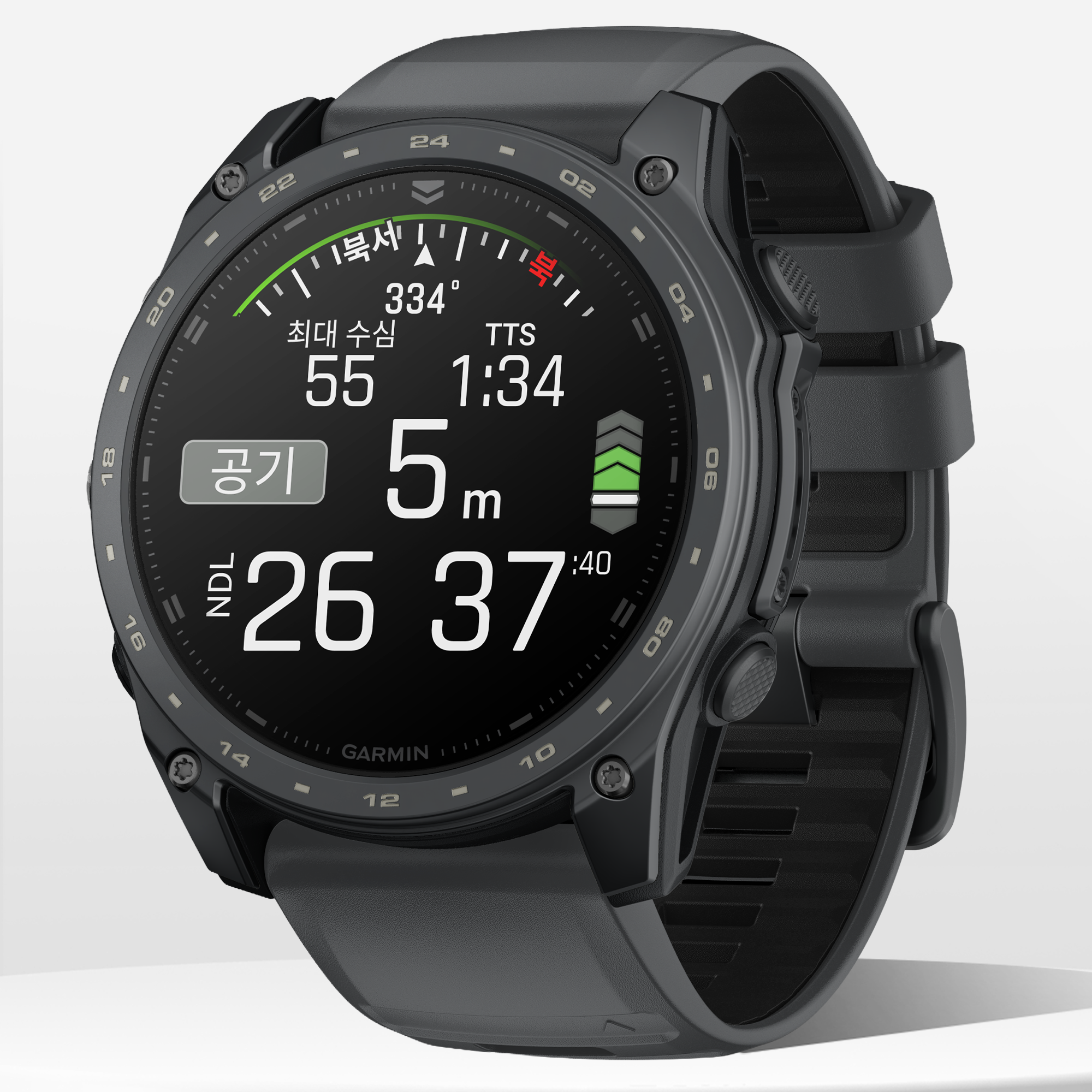 가민 택틱스8 아몰레드 아웃도어 GPS 스마트워치 세라코트 슬레이트 그레이, 51mm - 상품 이미지