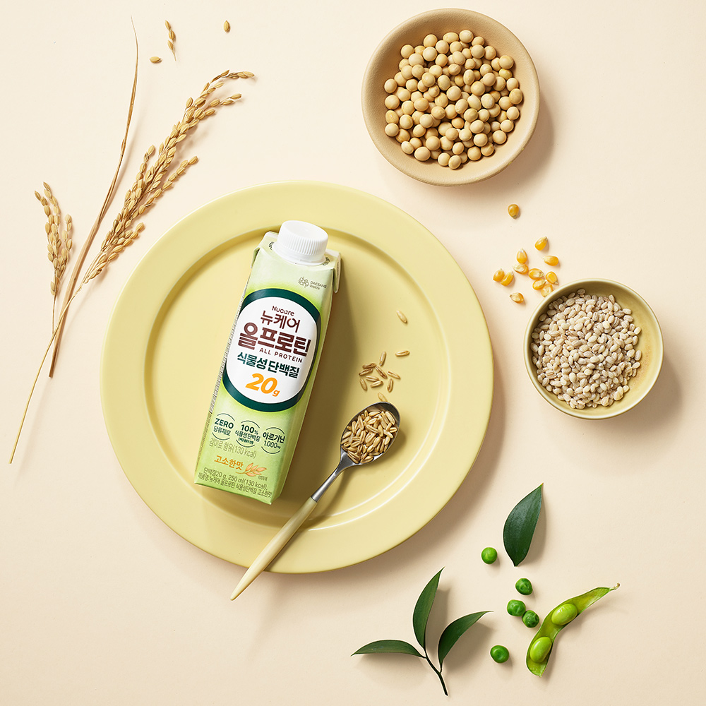 뉴케어 올프로틴 식물성단백질20g 고소한맛 단백질음료 250ml, 24개 이미지 3