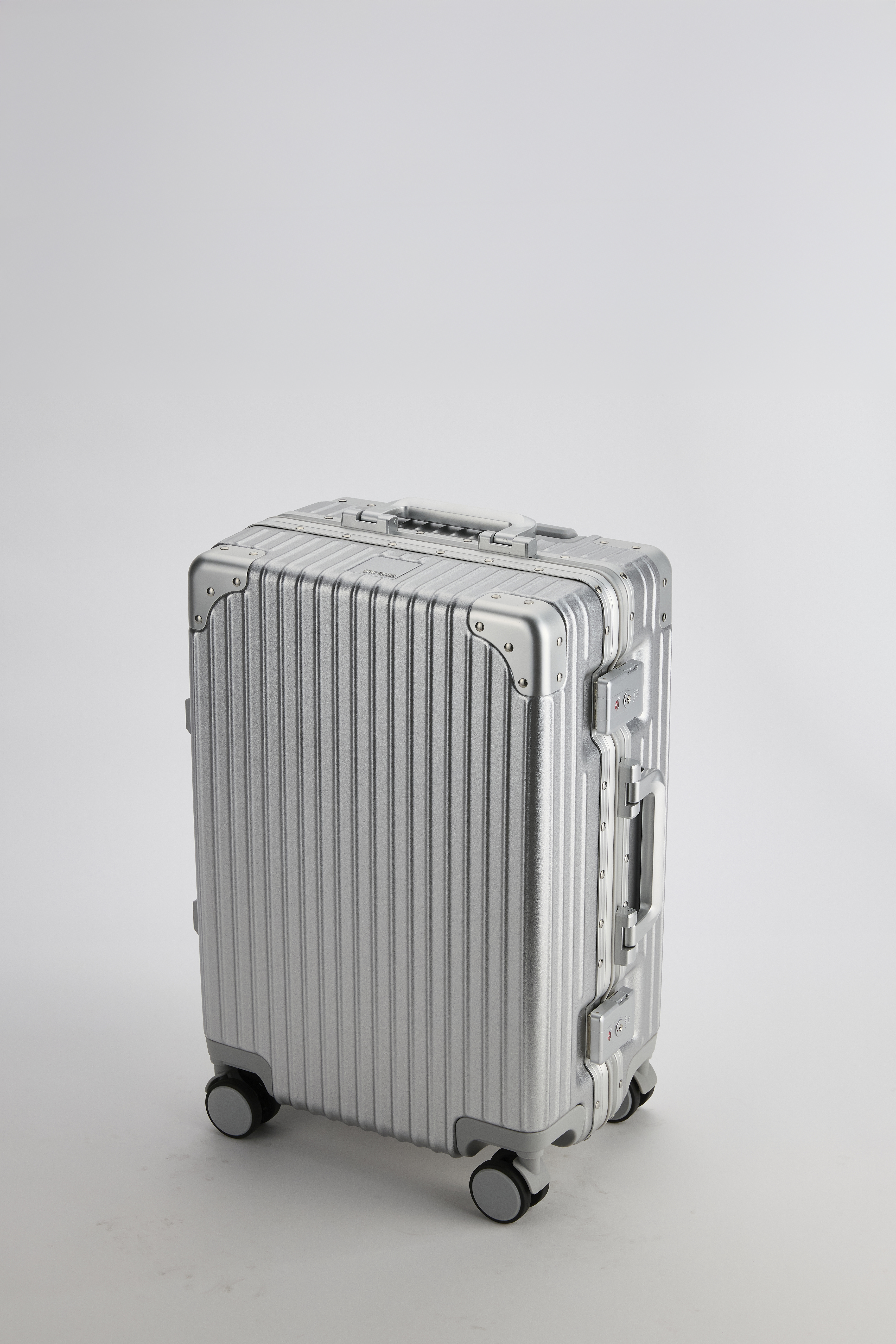 빅패스 여행용캐리어 PC TSA 폴리카보네이트 가벼운 금고형 캐리어 50.8cm(20인치), 라이트그레이 이미지 2