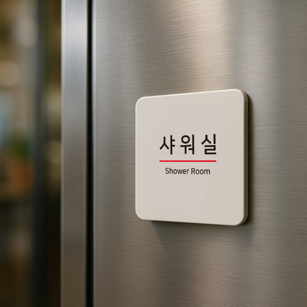 샤워실 안내판 탈의실 화장실 목욕탕 팻말 315 100x100 - 상세 이미지 3