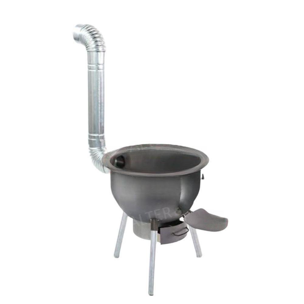 가마솥화덕 화로 구이 훈제 캠핑 농촌 바베큐 73cm 통합 스탬핑 스토브 - 상품 이미지