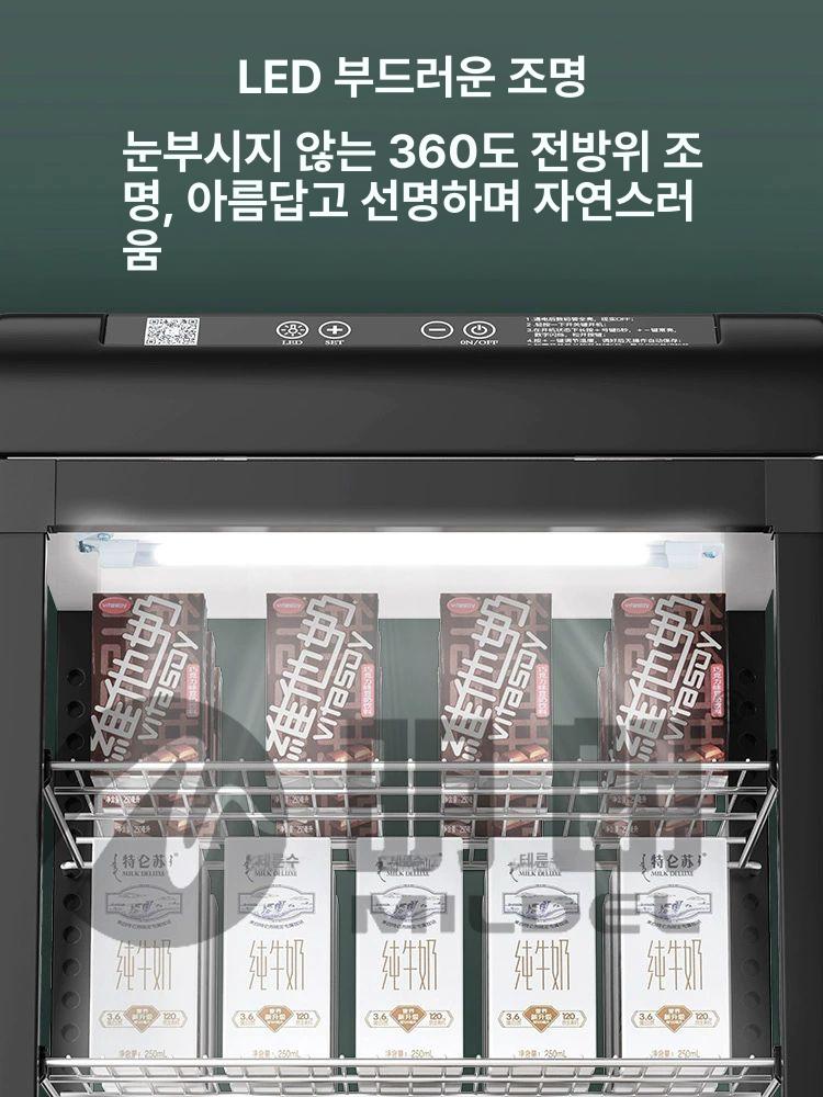 음료 보온고 쇼케이스 핫바 탕비실 편의점온장고 다용도 80l블랙 - 상세 이미지 2