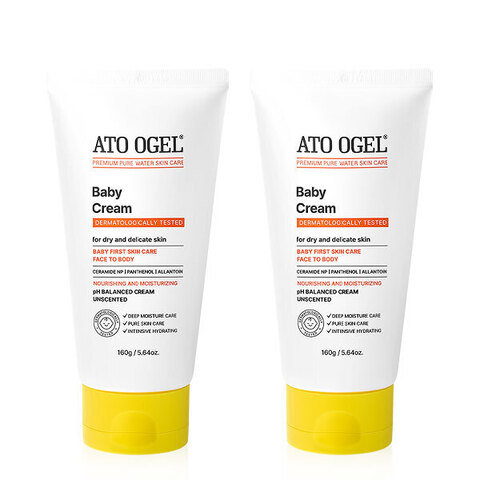 아토오겔 신생아 베이비 유아 보습크림 고보습 아기 크림 1+1 제품 이미지