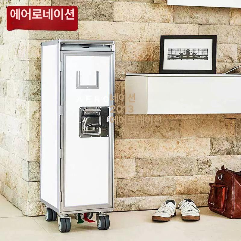 항공기 기내식 카트 트레이 트롤리 비행기 웨건 서랍 핸드카 서빙 음식 소형 서빙카 호텔 - 상세 이미지 4