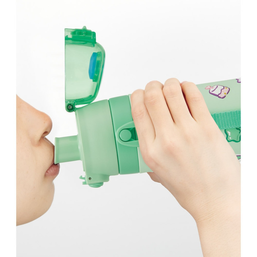 스케이터 산리오 포차코 캐릭터 3D 원푸쉬 보냉 스테인리스 다이렉트 보틀 480ml SDPV5 - 주방·식기 - 하카타몰