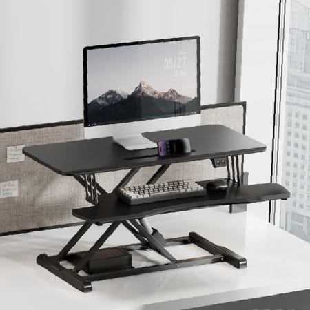 전동 높이조절 스탠딩 책상 버튼식 승강 데스크 사무실 재택근무 업무용 작업대