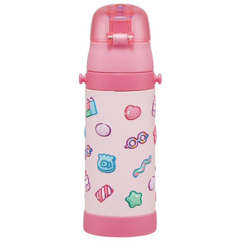 스케이터 산리오 헬로키티 캐릭터 3D 원푸쉬 보냉 스테인리스 다이렉트 보틀 480ml SDPV5 - 주방·식기 - 하카타몰